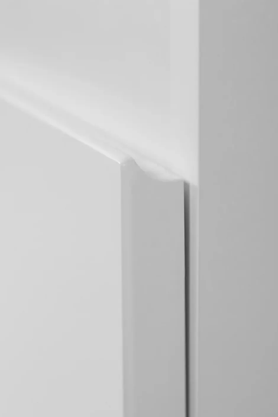Furnidea Meuble de salle de bain suspendu sous vasque MODERN blanc 60 cm* Meuble Sous Lavabo