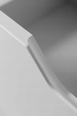 Furnidea Meuble de salle de bain suspendu sous vasque MODERN blanc 60 cm* Meuble Sous Lavabo