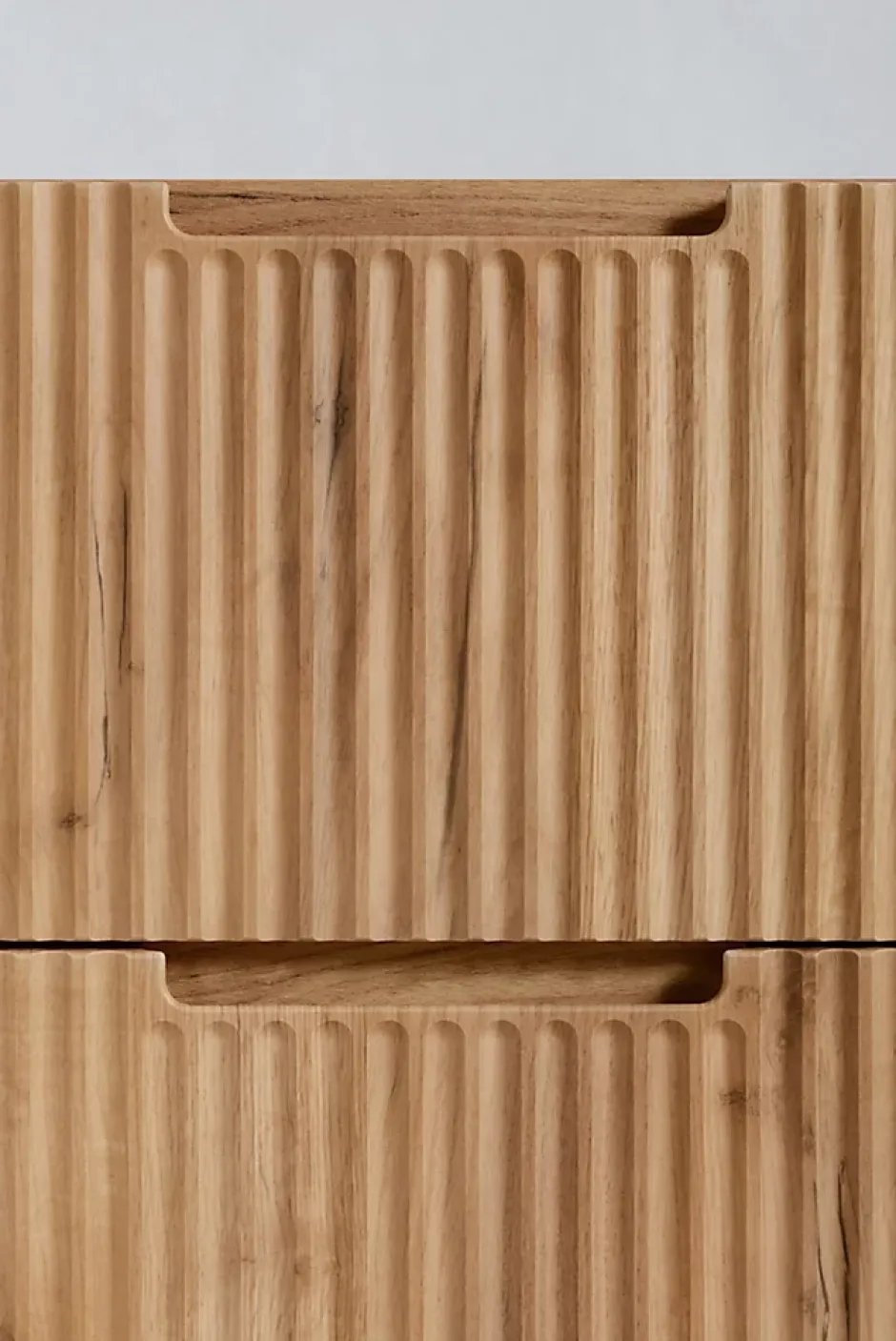 Furnidea Meuble de salle de bain suspendu sous vasque VENA chêne 80 cm* Meuble Sous Lavabo