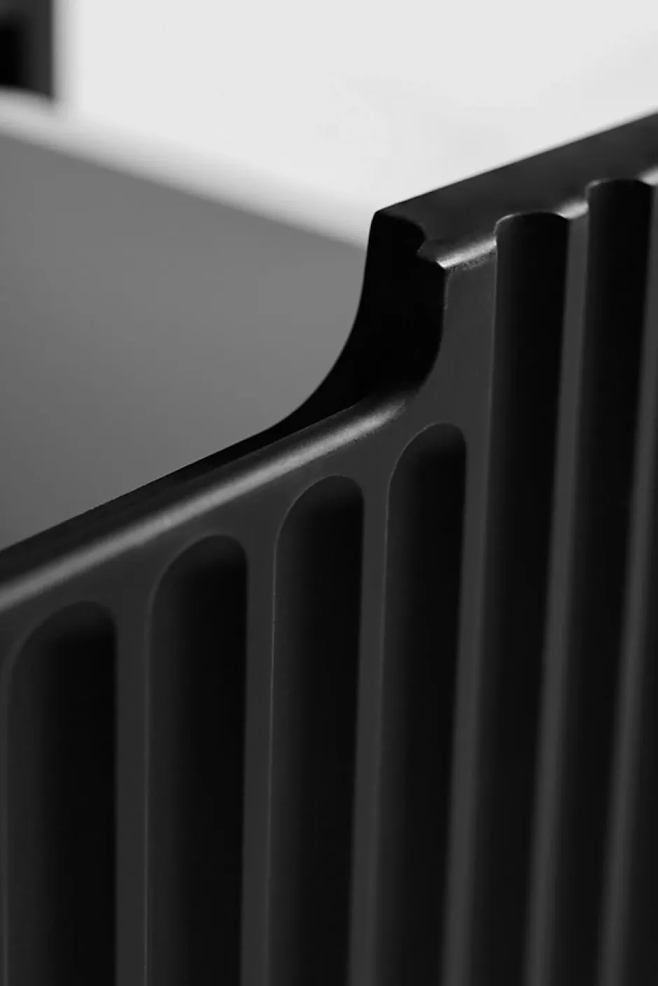 Furnidea Meuble de salle de bain suspendu sous vasque VENA noir 80 cm