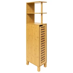 5Five Meuble de salle de bain Sicela 120x19cm en bambou - Marron-* Colonne De Salle De Bains