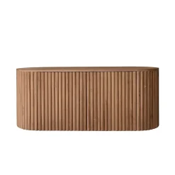 Bois Dessus Bois Dessous Meuble de salle de bain suspendu en teck massif 140 cm