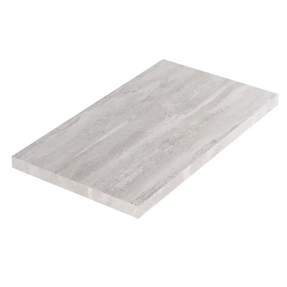 Kiamami Valentina Meuble De Salle De Bain Étagère De Lavabo 80Cm Effet Béton