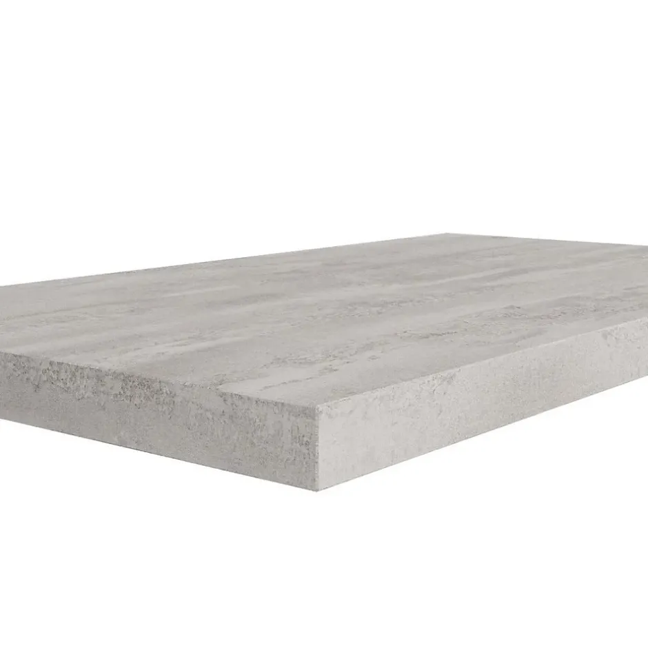 Kiamami Valentina Meuble De Salle De Bain Étagère De Lavabo 80Cm Effet Béton