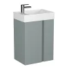 Autres Meuble de salle de bain UNIQ 49 x 34,5 x 63 cm en plusieurs couleurs - Vert* Meuble De Salle De Bains Faible Profondeur
