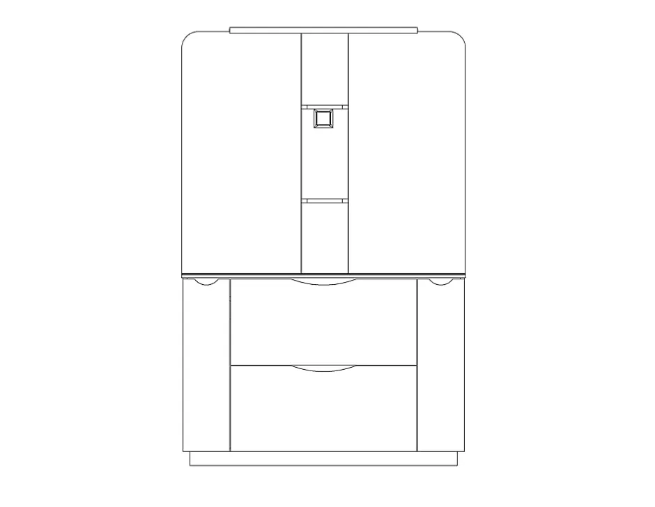 Ondee Meuble de salle de bains à poser H.185 x l.120 cm, anthracite, Palermo* Ensemble Meuble De Salle De Bains|Meuble Vasque