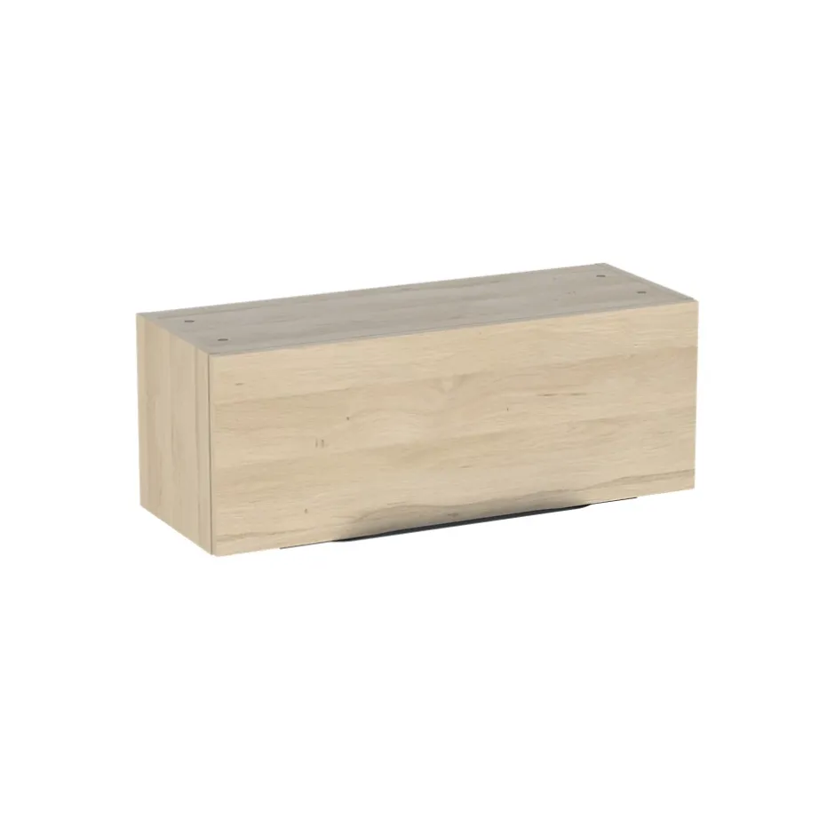 Meuble de salle de bains haut effet bois l.80 x H.30 x P.30 cm, Pamili