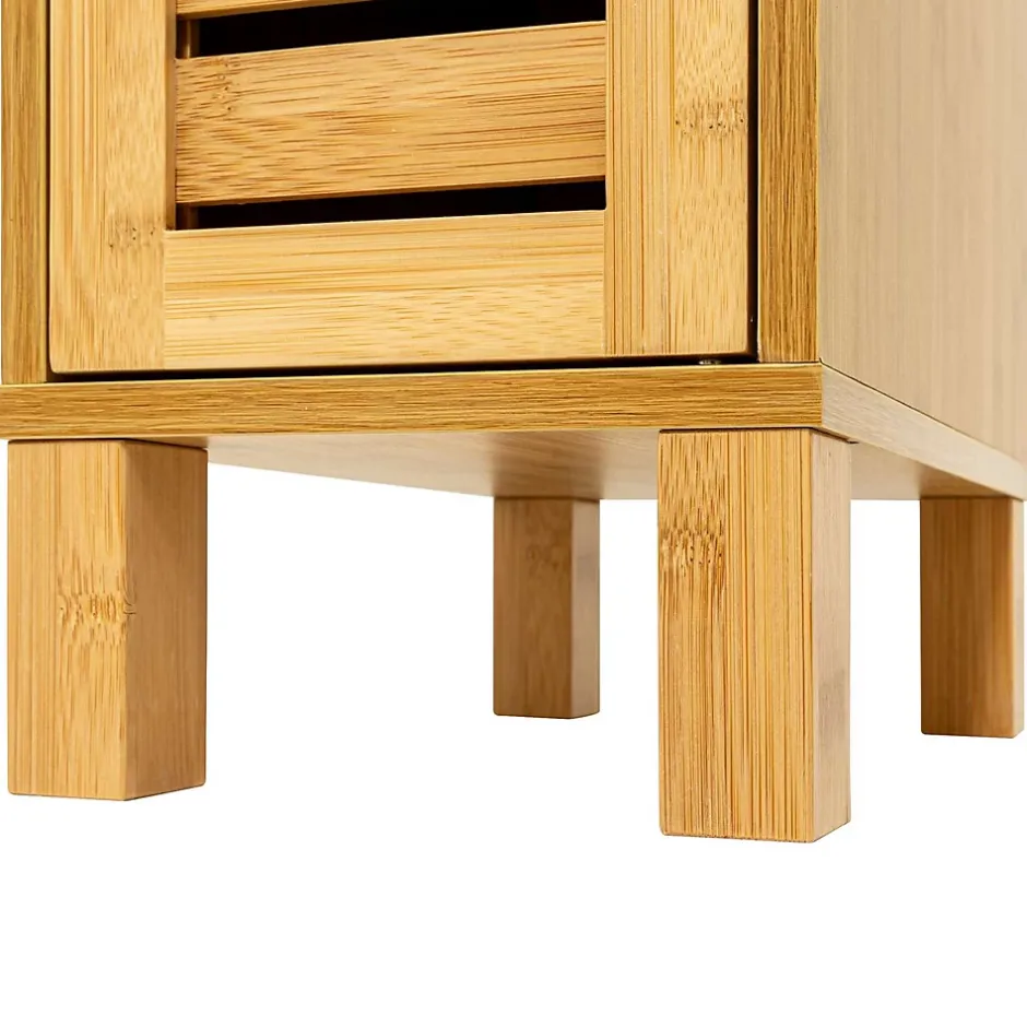 Five Simply Smart Meuble de WC en bambou SICELA - H. 120 cm* Colonne De Salle De Bains