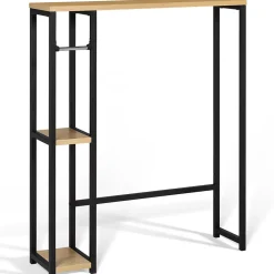 IDMarket Meuble dessus WC avec placard DETROIT design industriel