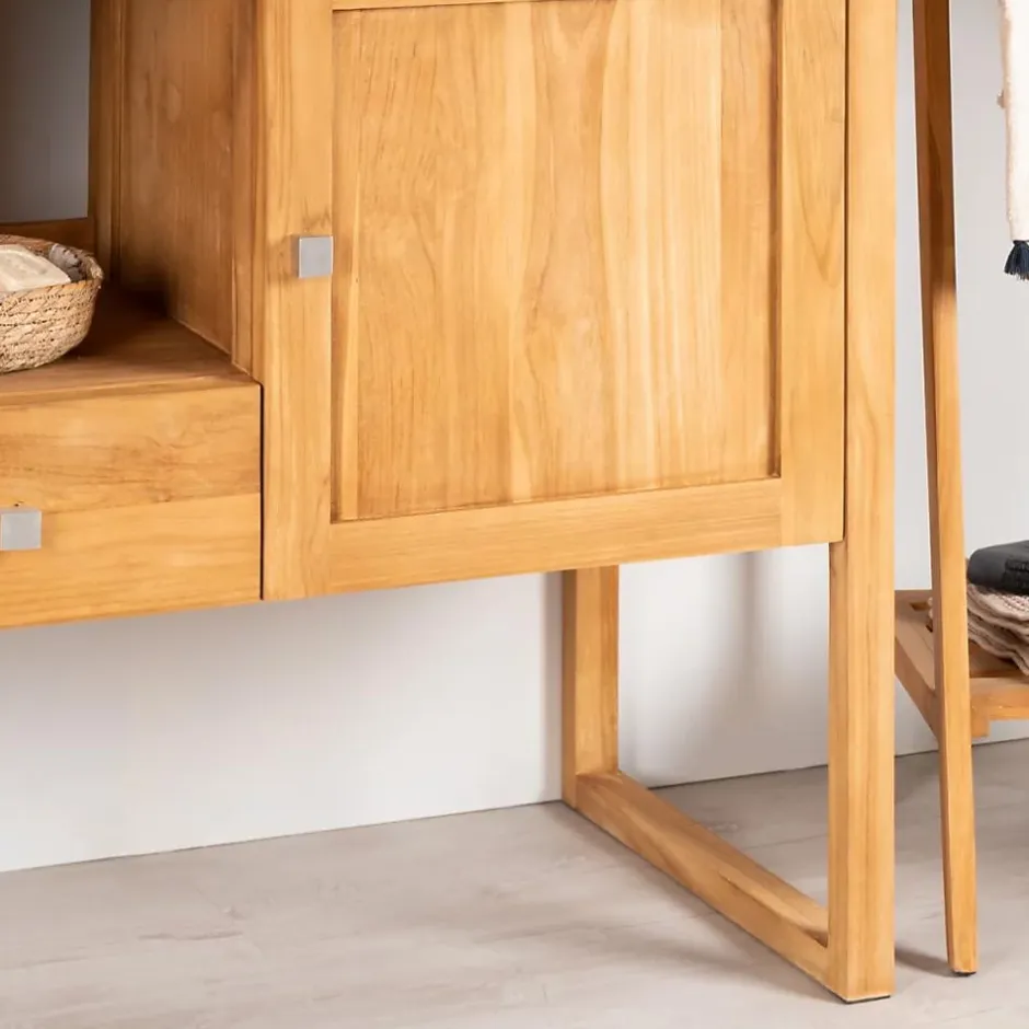 Wanda Collection Meuble en teck salle de bain Théa 130 cm