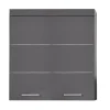 Trend Team Meuble haut - Mélaminé - Gris - 73 - 77 - 23 cm* Armoire De Salle De Bains