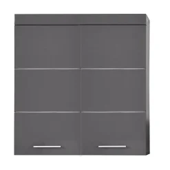 Trend Team Meuble haut - Mélaminé - Gris - 73 - 77 - 23 cm* Armoire De Salle De Bains