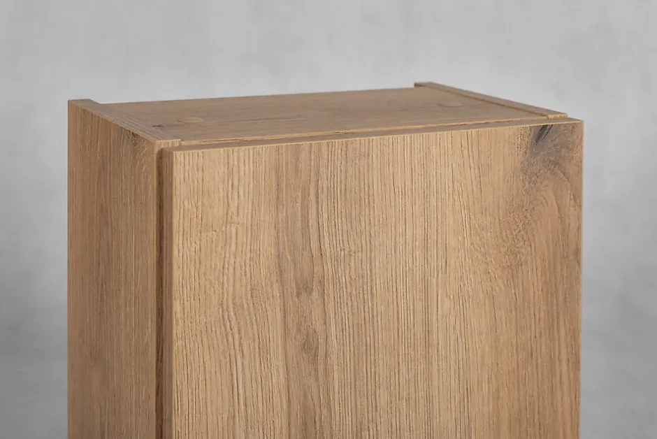 Furnidea Meuble haut de salle de bain à suspendre NOVA OAK 30 x 57 cm