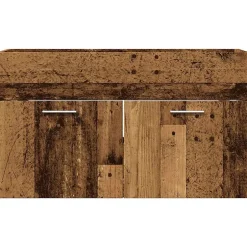 Vidaxl Meuble lavabo de salle de bain vieux bois bois d'ingénierie* Meuble Wc