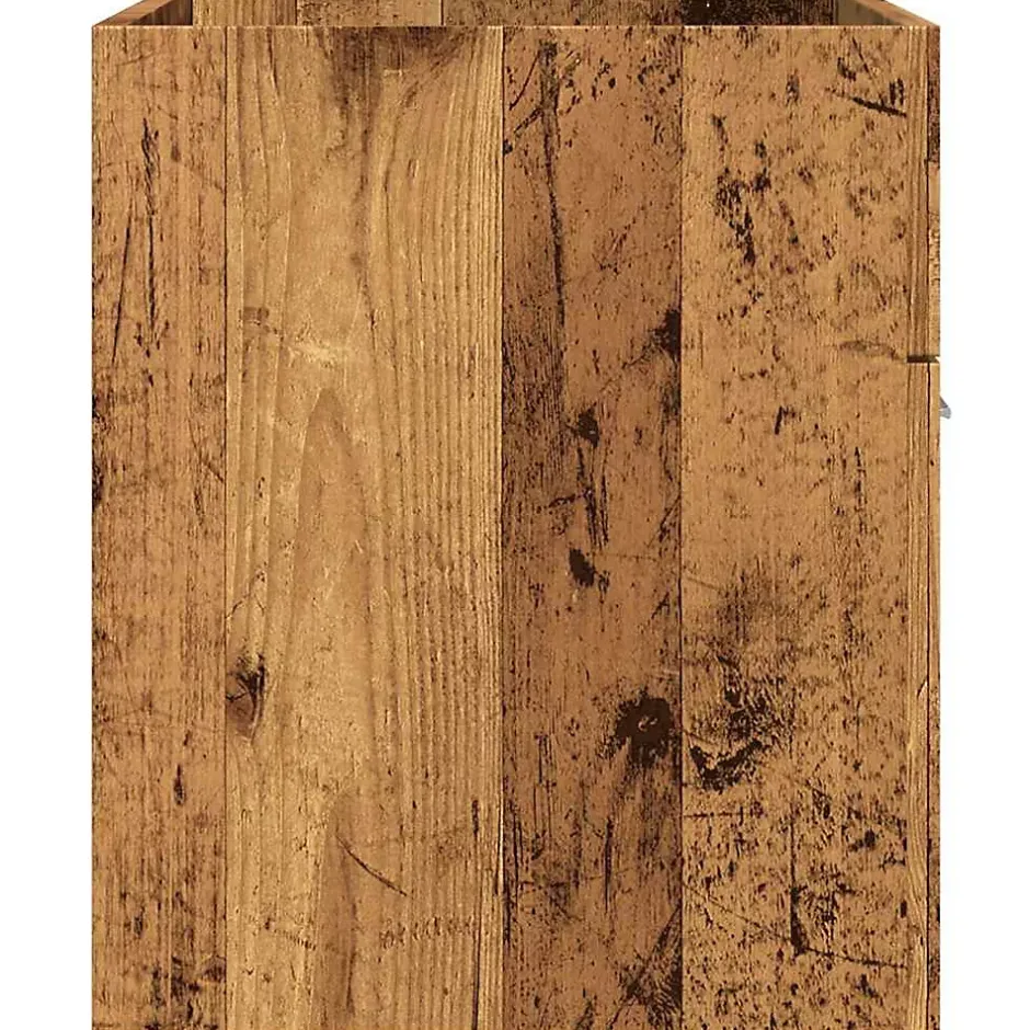 Vidaxl Meuble lavabo de salle de bain vieux bois bois d'ingénierie* Meuble Wc