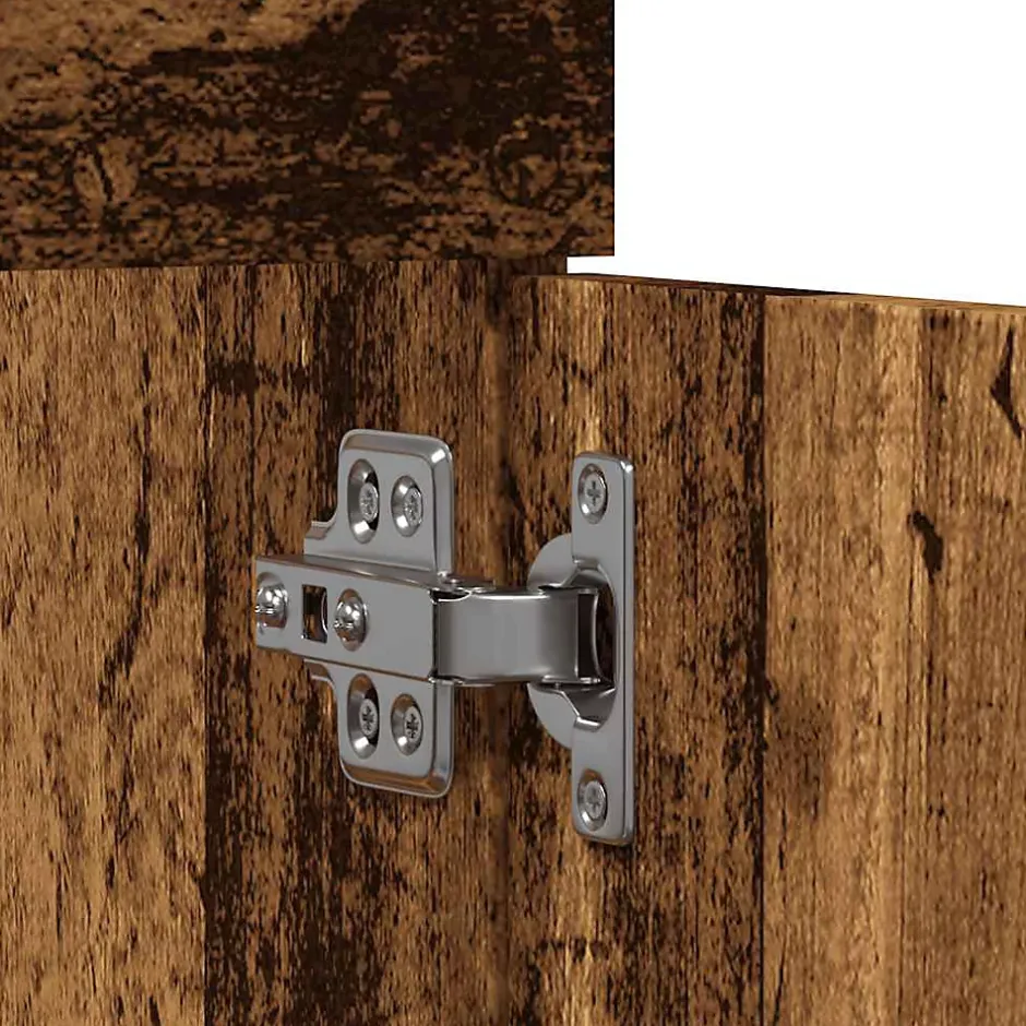 Vidaxl Meuble lavabo de salle de bain vieux bois bois d'ingénierie* Meuble Wc