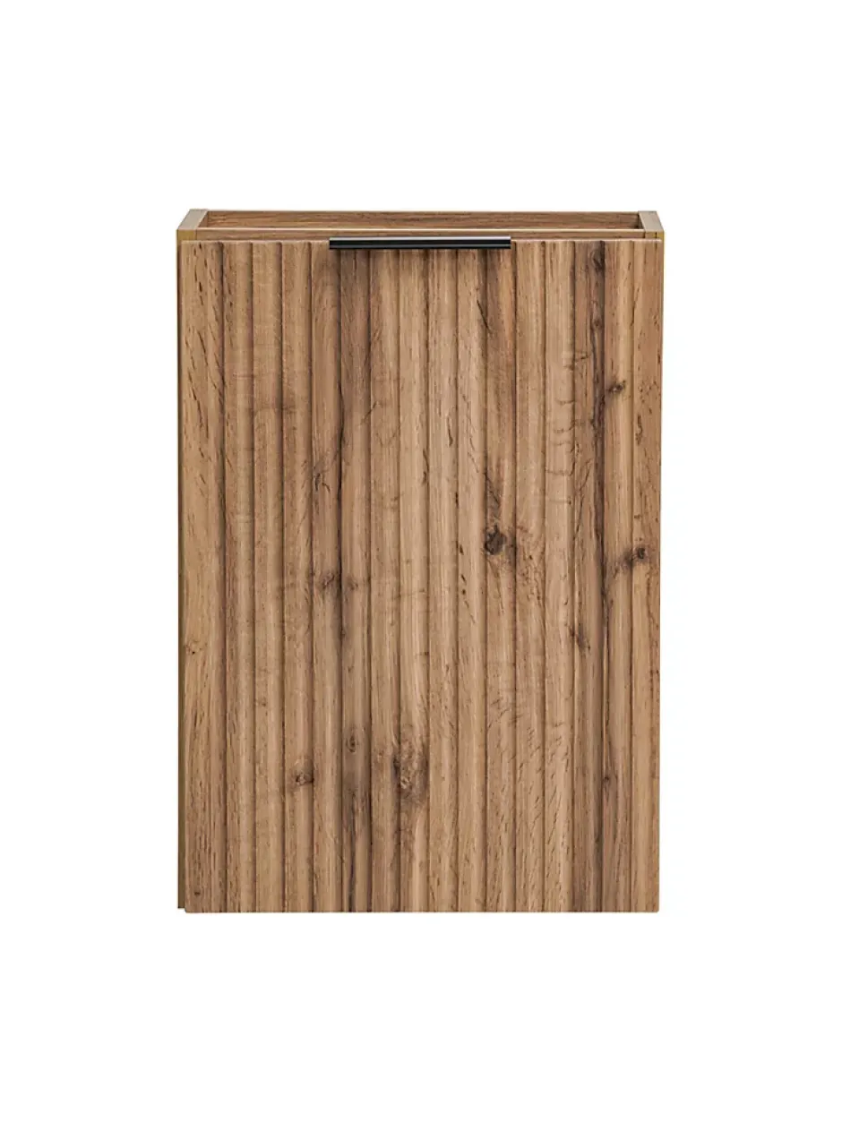 Furnidea Meuble lave main à suspendre ADEL CHÊNE 40 cm