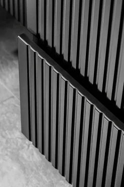 Furnidea Meuble lave main à suspendre ADEL NOIR 40 cm* Lave-Mains
