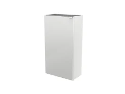 GoodHome Meuble lave mains à poser blanc brillant l.44 x H.79 x P.23 cm, Imandra