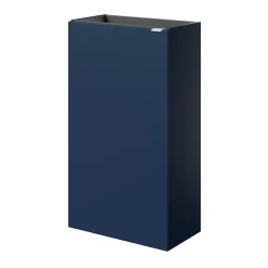 GoodHome Meuble lave mains à poser bleu nuit mat l.44 x H.79 x P.23 cm, Imandra
