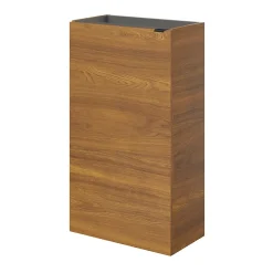 GoodHome Meuble lave mains à poser effet noyer l.44 x H.79 x P.23 cm, Imandra