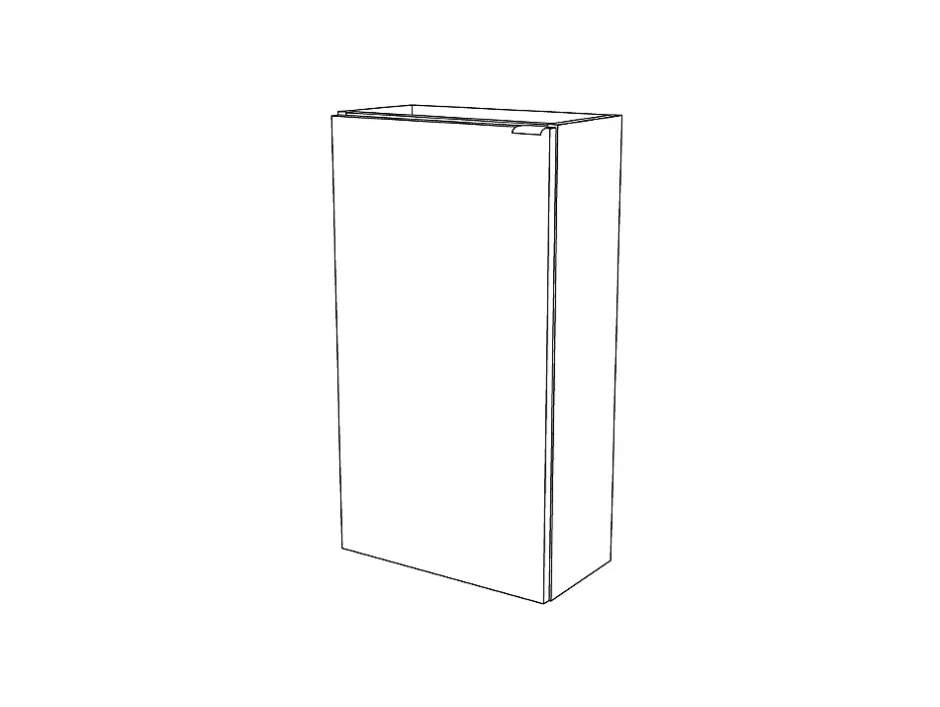 GoodHome Meuble lave mains à poser effet chêne l.44 x H.79 x P.23 cm, Imandra* Lave-Mains