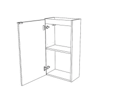 GoodHome Meuble lave mains à poser effet chêne l.44 x H.79 x P.23 cm, Imandra* Lave-Mains
