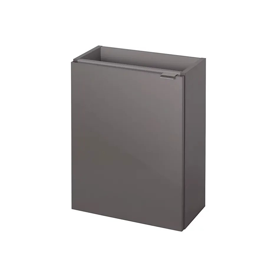 GoodHome Meuble lave mains à suspendre Imandra gris taupé L.44 x H.55 cm* Lave-Mains