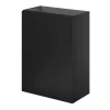 GoodHome Meuble lave mains suspendu noir mat l.44 x H.55 x P.23 cm, Imandra* Lave-Mains