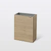 GoodHome Meuble lave mains suspendu effet chêne l.44 x H.55 x P.23 cm, Imandra* Lave-Mains