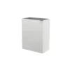 GoodHome Meuble lave mains suspendu blanc brillant l.44 x H.55 x P.23 cm, Imandra* Lave-Mains