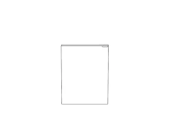 GoodHome Meuble lave mains suspendu blanc brillant l.44 x H.55 x P.23 cm, Imandra* Lave-Mains