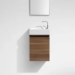 Stano Meuble lave-main salle de bain design SIENA largeur 40 cm noyer