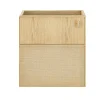Homesight Meuble lave-mains à suspendre l.43,2 x H.48 x P.22,5 cm, effet chêne clair et jute, Java* Lave-Mains
