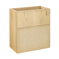 Homesight Meuble lave-mains à suspendre l.43,2 x H.48 x P.22,5 cm, effet chêne clair et jute, Java* Lave-Mains