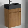 Lomazoo Meuble lave-mains chêne chaud Ibiza - 40cm