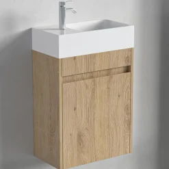 Lomazoo Meuble lave-mains chêne clair Ibiza- 40cm* Lave-Mains