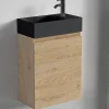 Lomazoo Meuble lave-mains chêne clair Malibu - 40cm