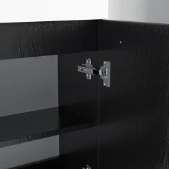 Lomazoo Meuble lave-mains chêne noir Bombay - 40cm