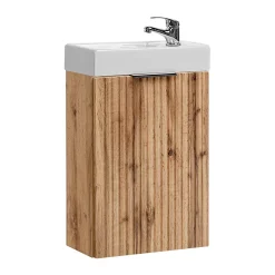 Petits-Meubles Meuble lave-mains 40cm 1 porte Adriel Bois