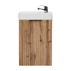 Petits-Meubles Meuble lave-mains 40cm 1 porte Adriel Bois