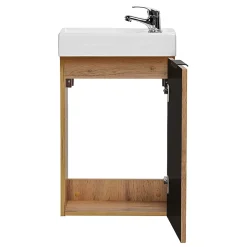 Petits-Meubles Meuble lave-mains 40cm 1 porte Adriel Bois