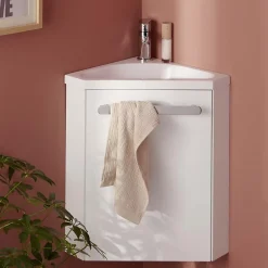 Mob-In Meuble lave-mains d'angle SKINO