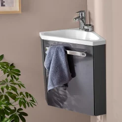 Mob-In Meuble lave-mains d'angle SKINO