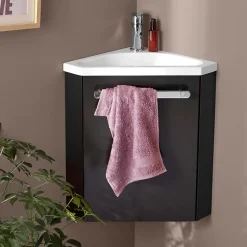 Mob-In Meuble lave-mains d'angle SKINO