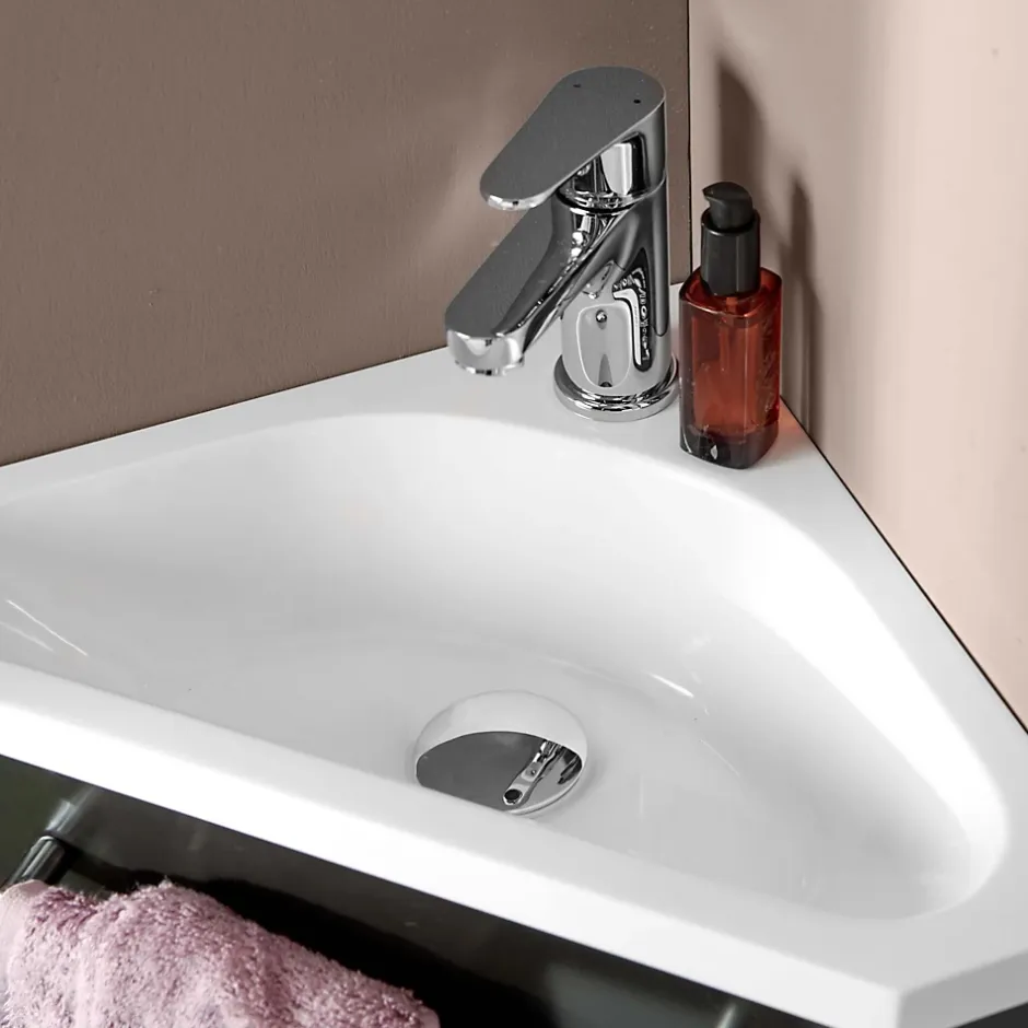 Mob-In Meuble lave-mains d'angle SKINO