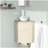 Mob-In Meuble lave-mains d'angle SORRENTO + vasque* Meuble Wc|Meuble De Salle De Bains Faible Profondeur