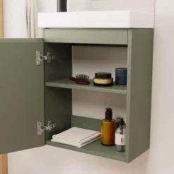 Mob-In Meuble lave-mains LISA + miroir ovale