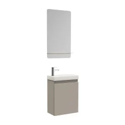 Mob-In Meuble lave-mains LISA + miroir tablette* Lave-Mains