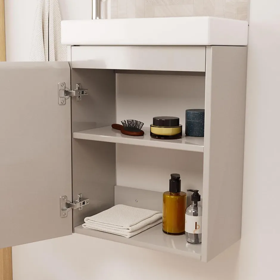 Mob-In Meuble lave-mains LISA + miroir tablette* Lave-Mains
